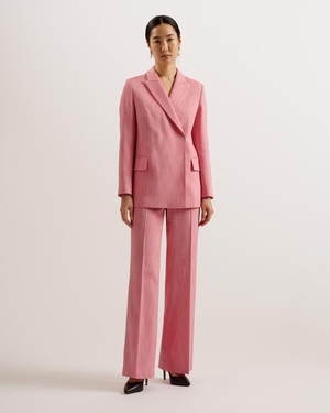 Pantalon Ted Baker Tailored Wide Leg Woven Rose Femme | LUR-36140849